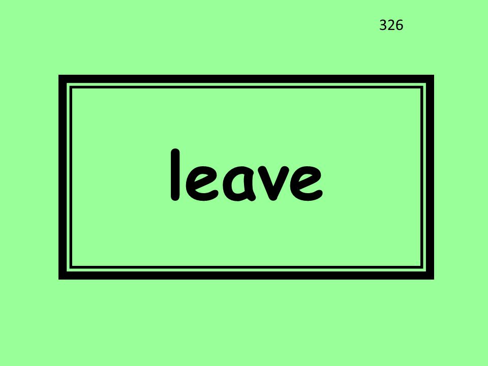 leave 326
