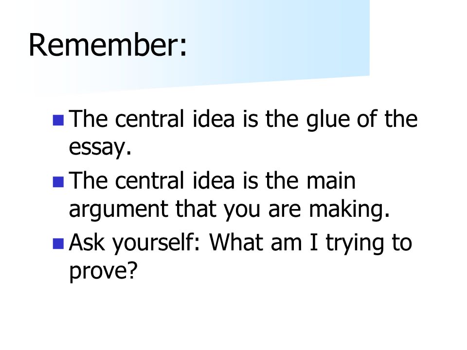 Example Of Who Am I Essay