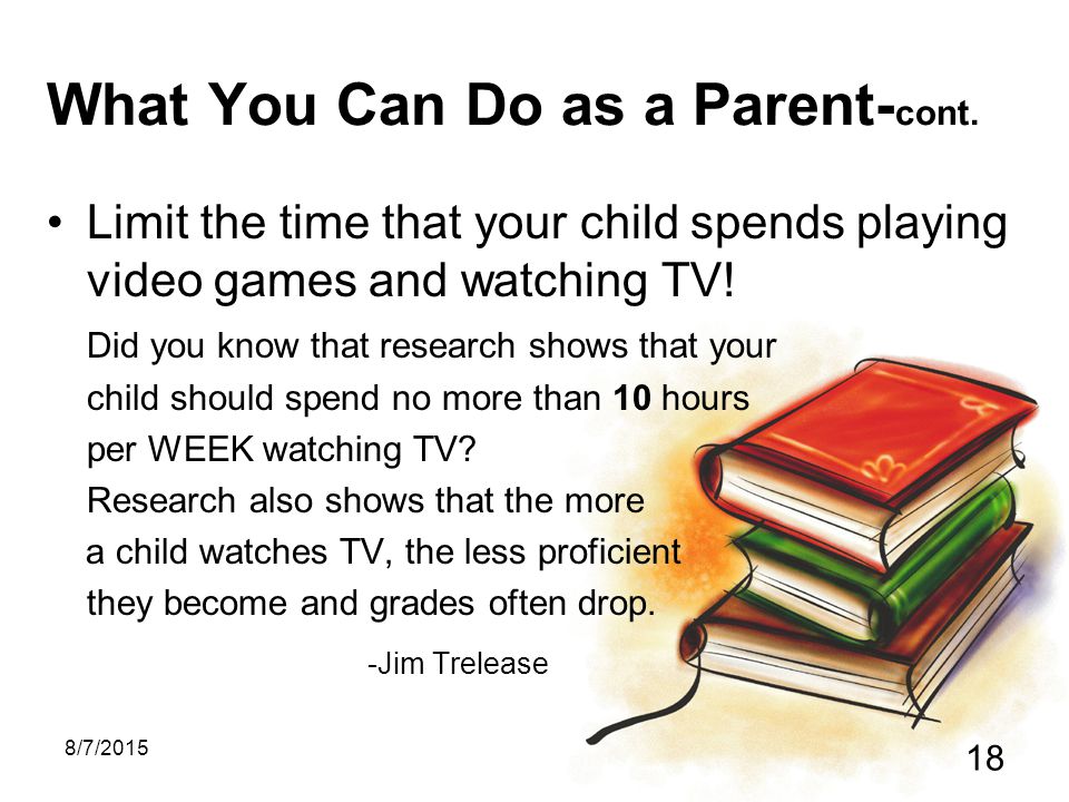 8/7/ What You Can Do as a Parent- cont.