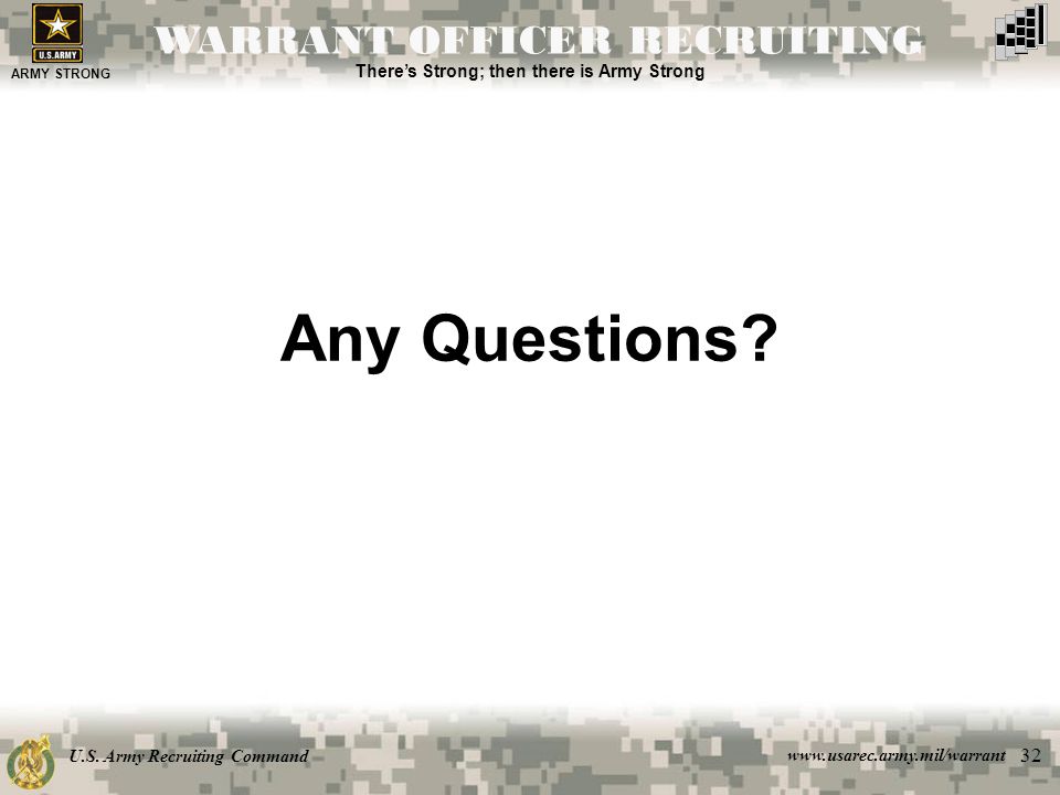 u s army recruiting command army strong theres strong then there da form 160 r