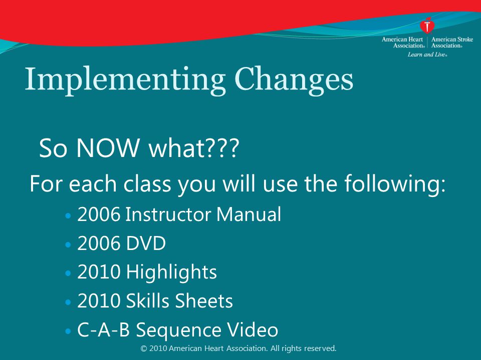 2010 american heart association guidelines for cardiopulmonary american heart association cpr skills sheet