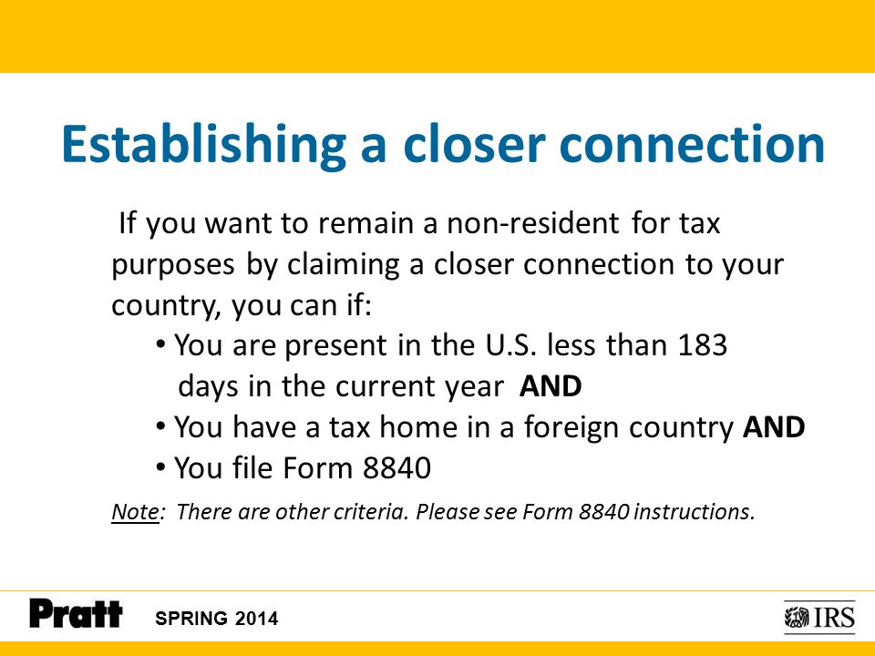 international students and scholars tax seminar 2 note this form 8840 instructions