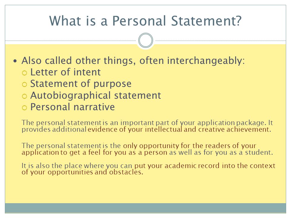 personal statement phd