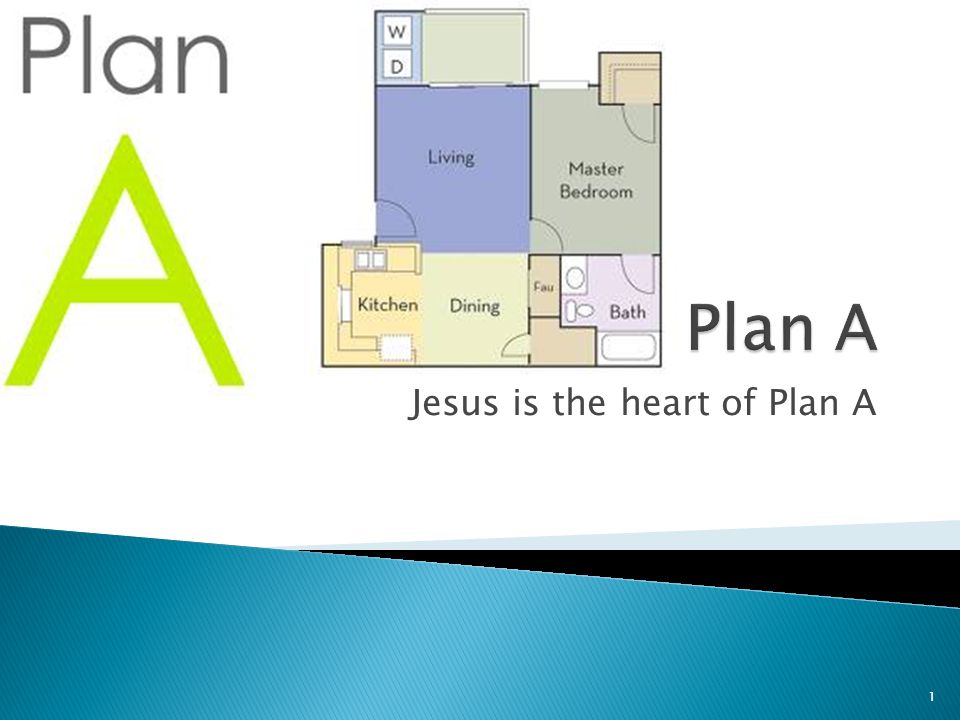 Jesus is the heart of Plan A 1