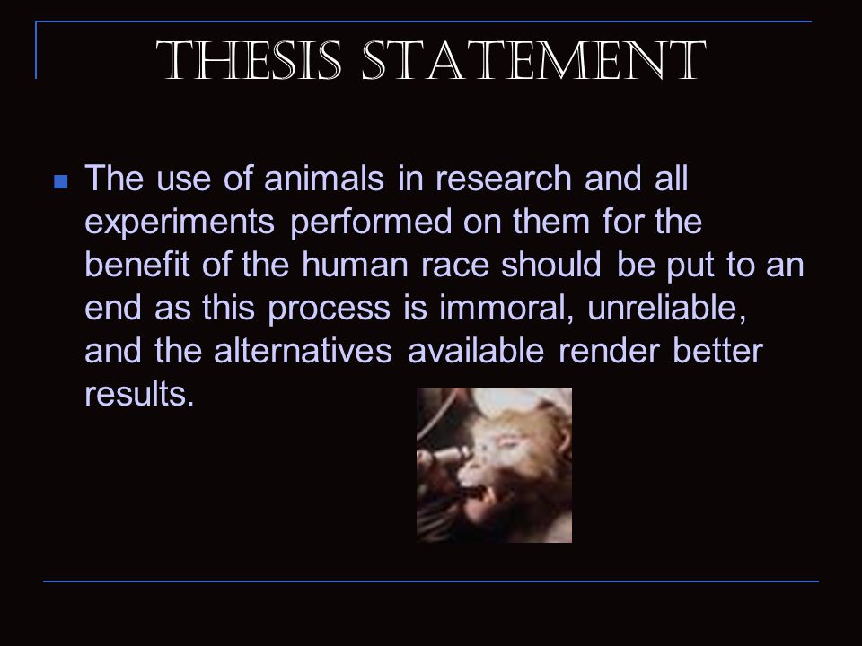 Good thesis statement embryonic stem cell research