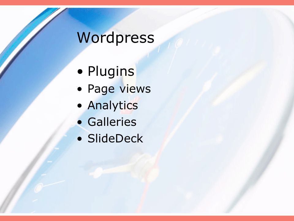 Wordpress Plugins Page views Analytics Galleries SlideDeck