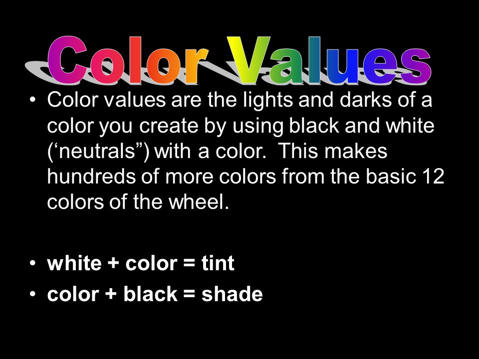 The principles of color mixing let us describe a variety of colors, but there are still many colors to explore.