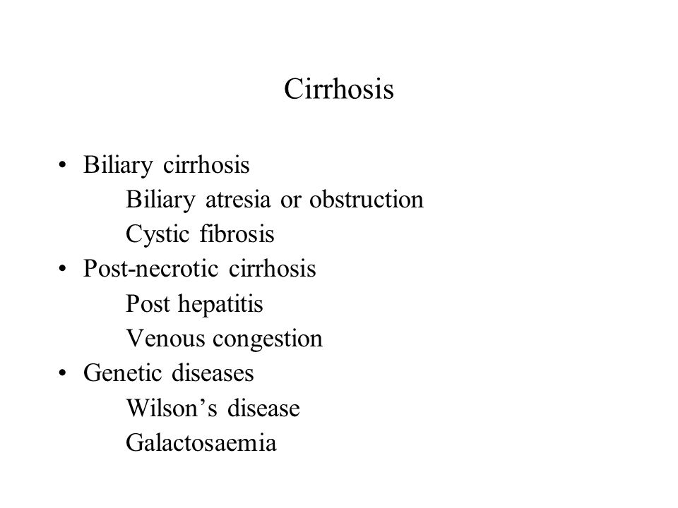 Congenital Hepatic Fibrosis Vs Cirrhosis Diet Recommendation