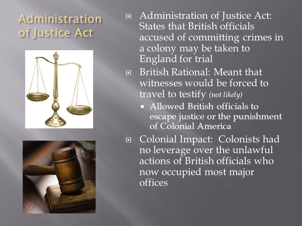 administration of justice administration of justice