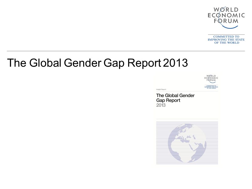 The Global Gender Gap Report 2013