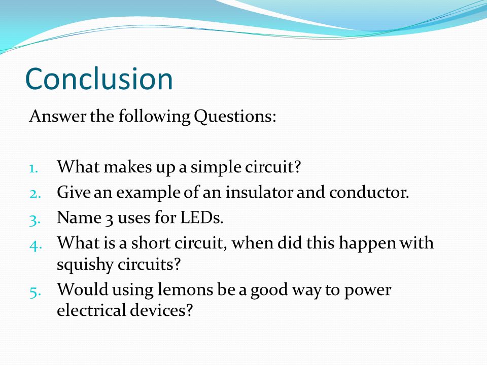 Squishy Circuits, Lemon Batteries, and understanding Circuits ...