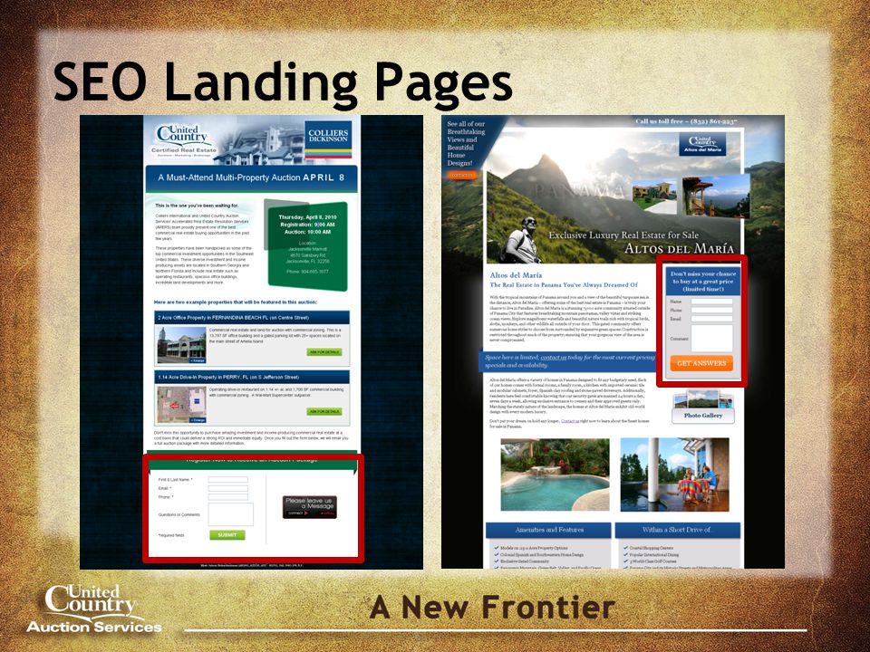 SEO Landing Pages