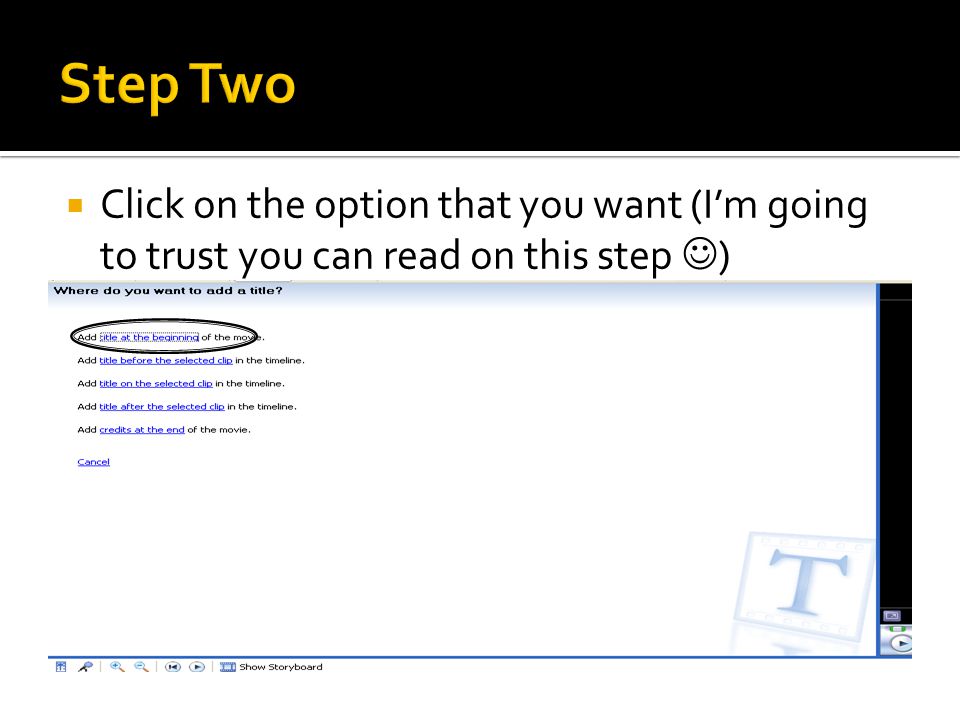  Click on the option that you want (I’m going to trust you can read on this step )