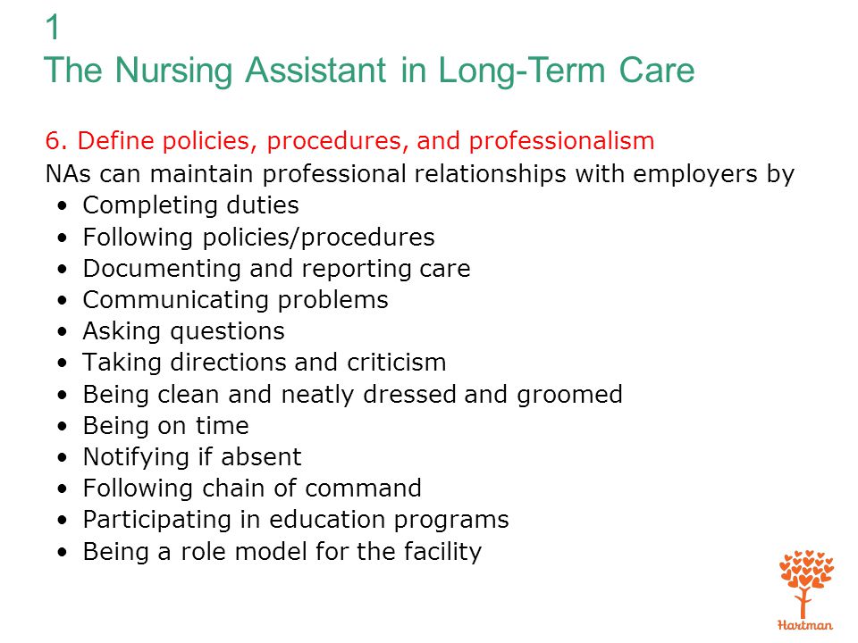 cna duties for resume