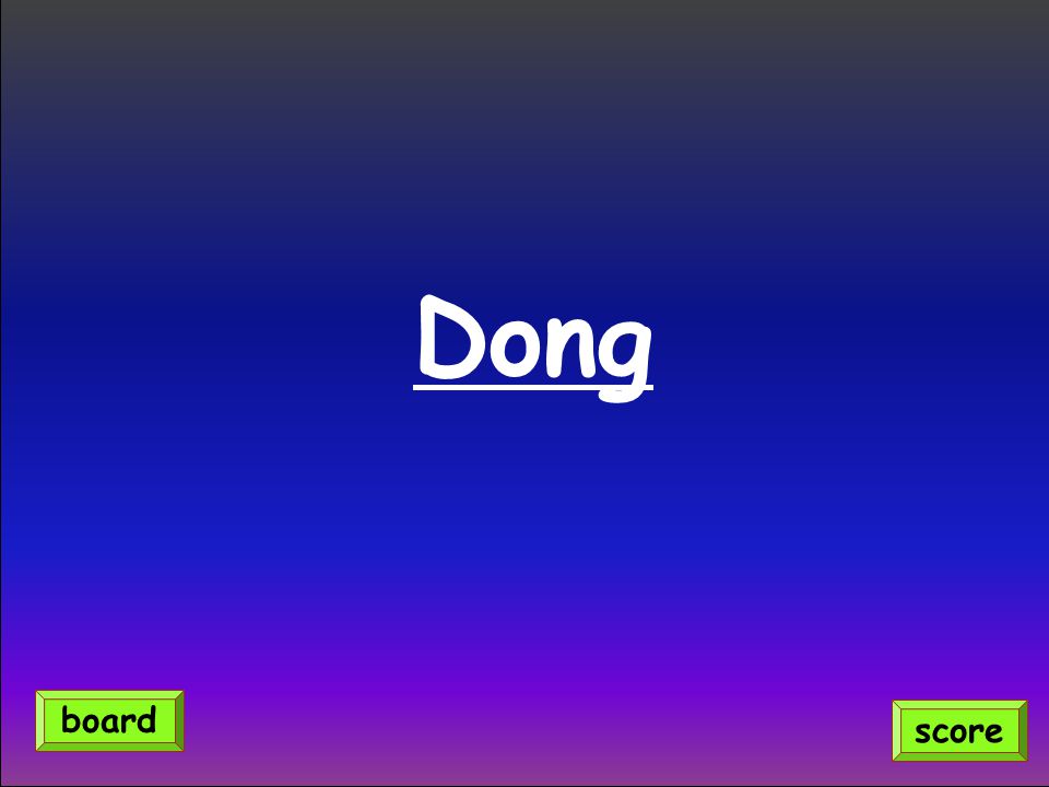 Dong score board