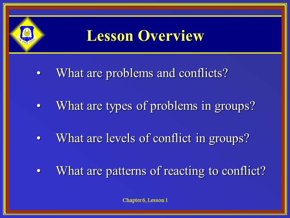 what are the levels of conflict