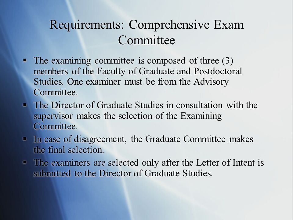 Thesis Committee