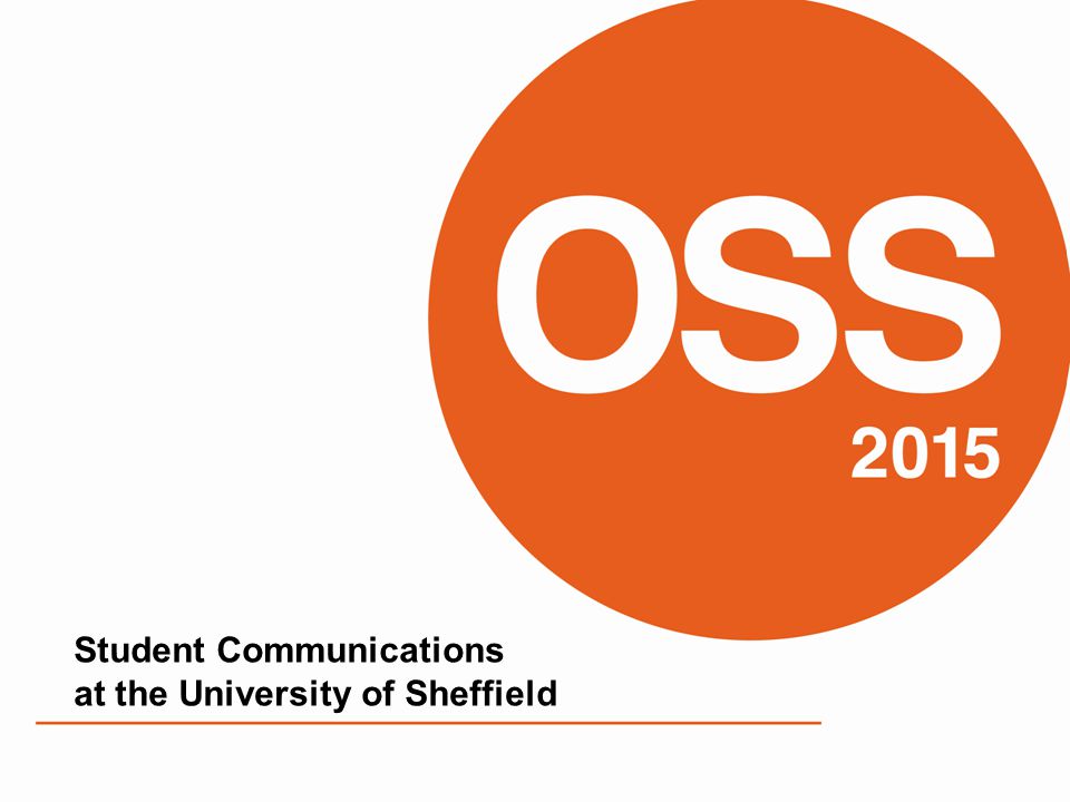 Student Communications at the University of Sheffield
