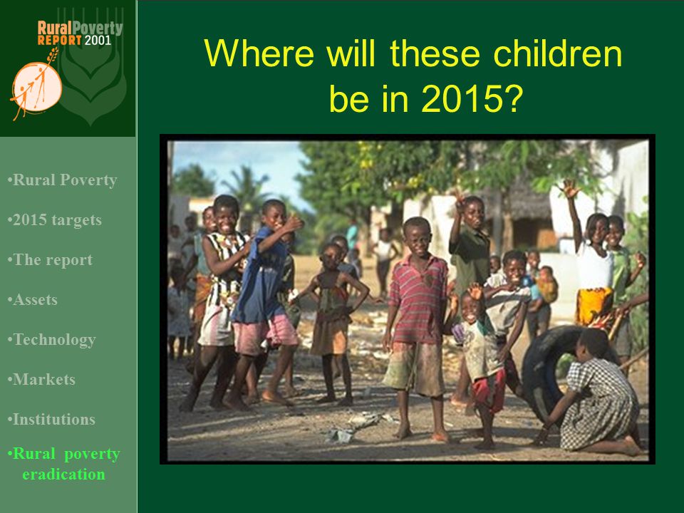 Where will these children be in 2015.