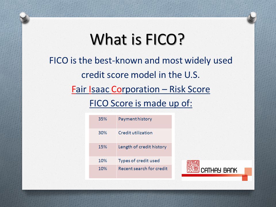 FICO is the best-known and most widely used credit score model in the U.S.