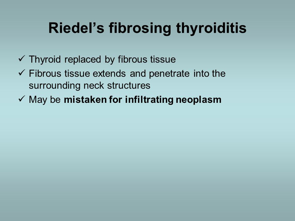 Riedel stroma thyroid