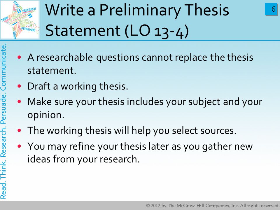 writing the perfect thesis statement writing the perfect thesis statement