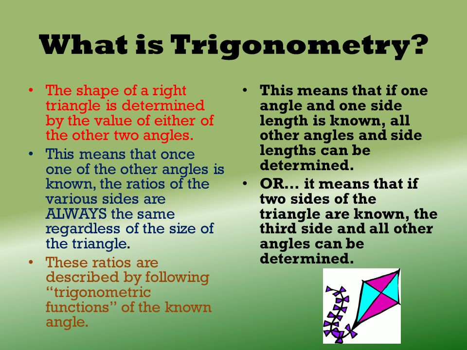 What is Trigonometry.