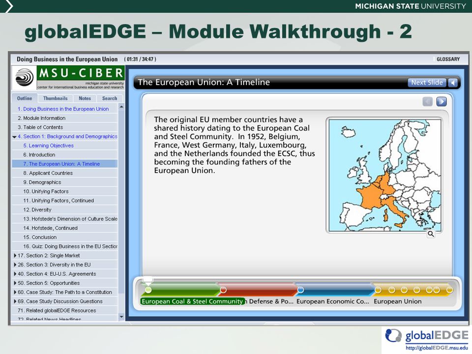 globalEDGE – Module Walkthrough - 2