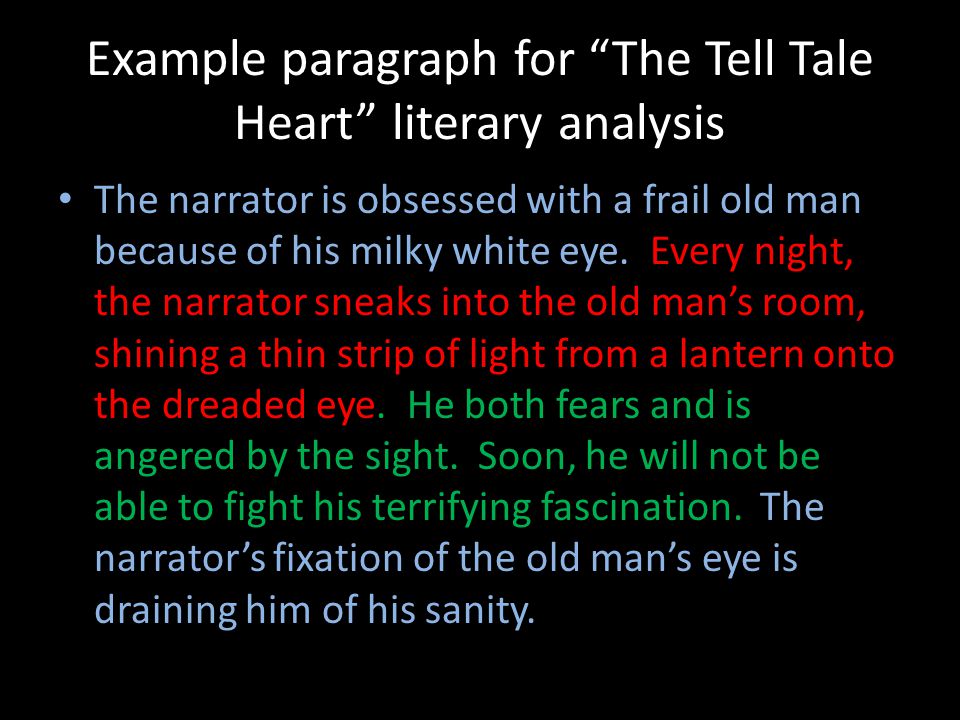 the tell tale heart moral lesson
