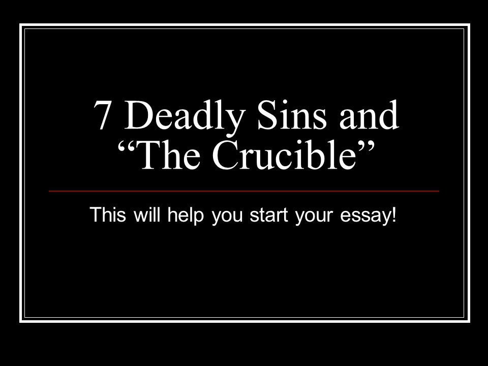 the crucible vs. the crucible essay The crucible takes place in salem, massachusetts in 1692 the action begins in the home of reverend parris, whose daughter betty lies unconscious and appears ve. the crucible vs. the crucible essay The crucible takes place in salem, massachusetts in 1692 the action begins in the home of reverend parris, whose daughter betty lies unconscious and appears ve.