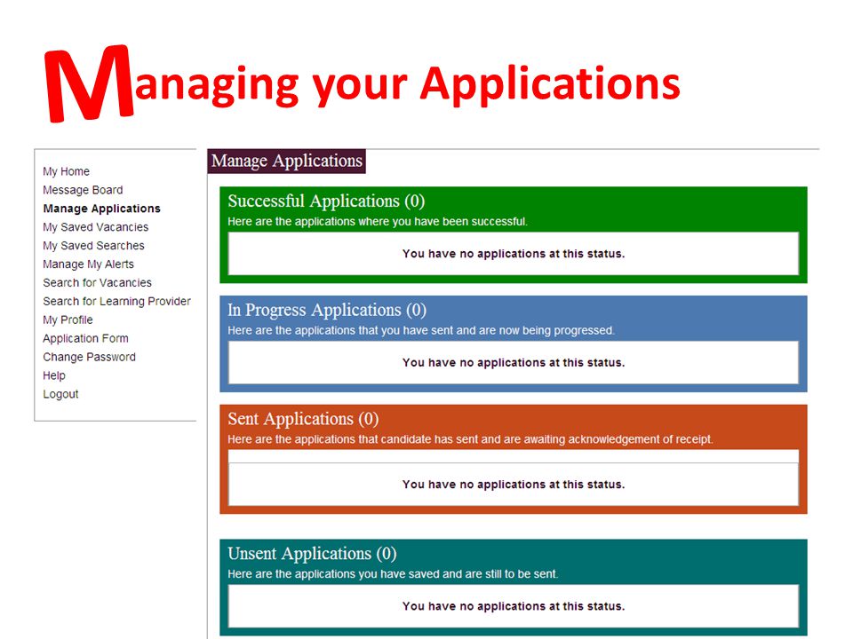 anaging your Applications M