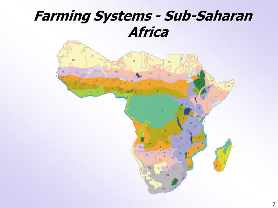 7 Farming Systems - Sub-Saharan Africa