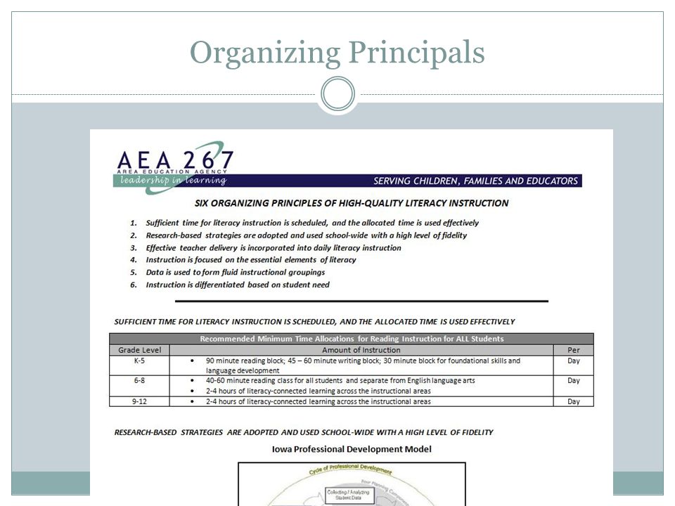 Organizing Principals