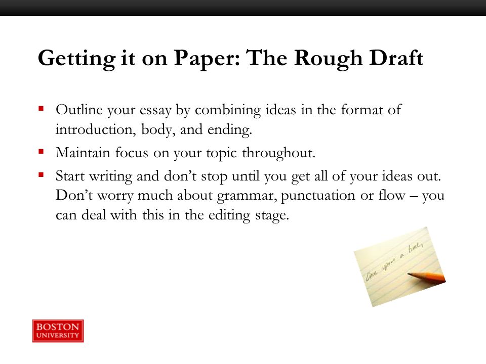 draft essay examples