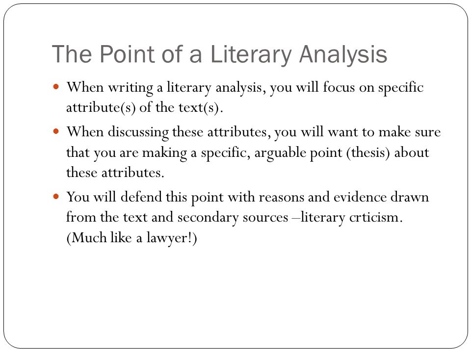 How to write a good thesis statement for a critical analysis