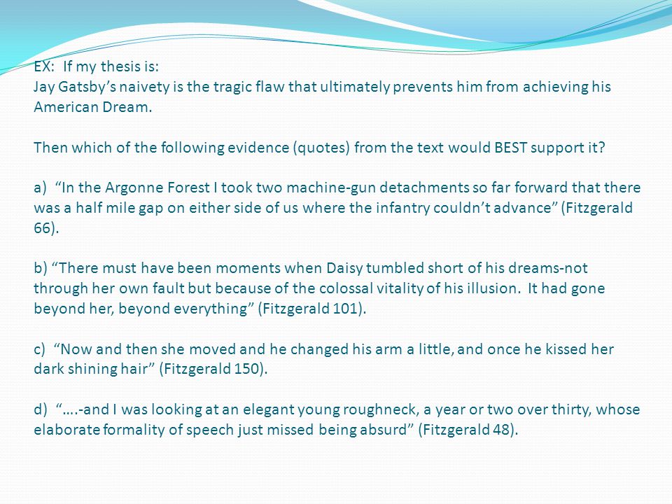a literary analysis of american dream in the great gatsby The great gatsby analysis outline example thesis statement: american dream through wilson, gatsby the great gatsby. a literary analysis of american dream in the great gatsby The great gatsby analysis outline example thesis statement: american dream through wilson, gatsby the great gatsby.
