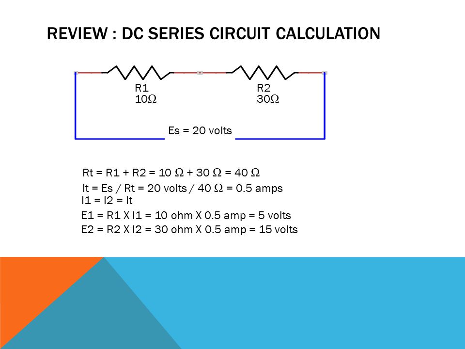 parallel and series combination circuits parallel and series combination circuits