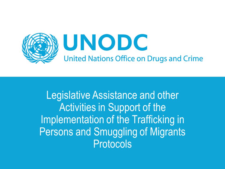 Legislative Assistance and other Activities in Support of the Implementation of the Trafficking in Persons and Smuggling of Migrants Protocols