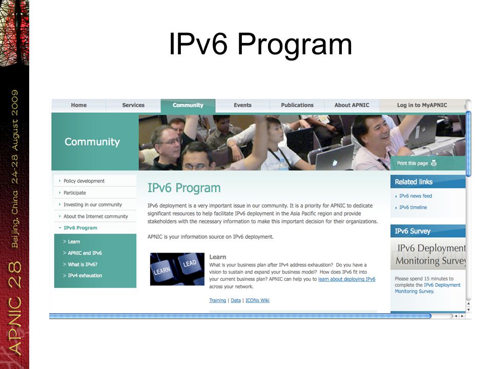 IPv6 Program