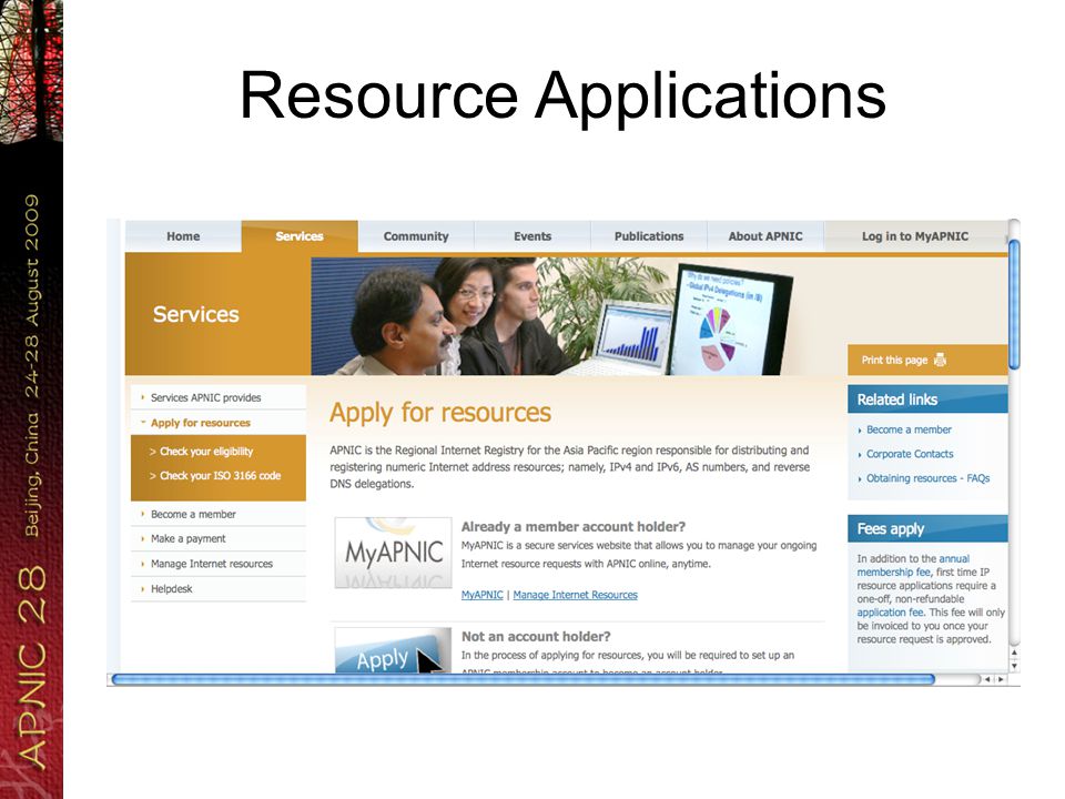 Resource Applications