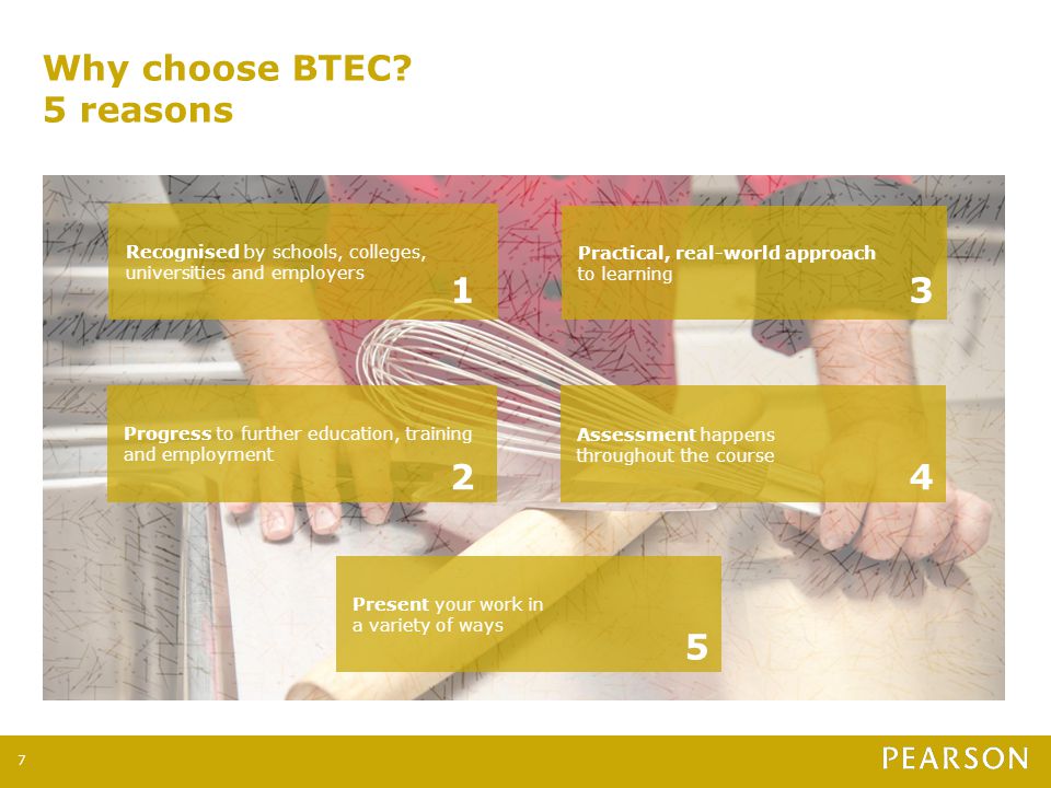 Why choose BTEC.
