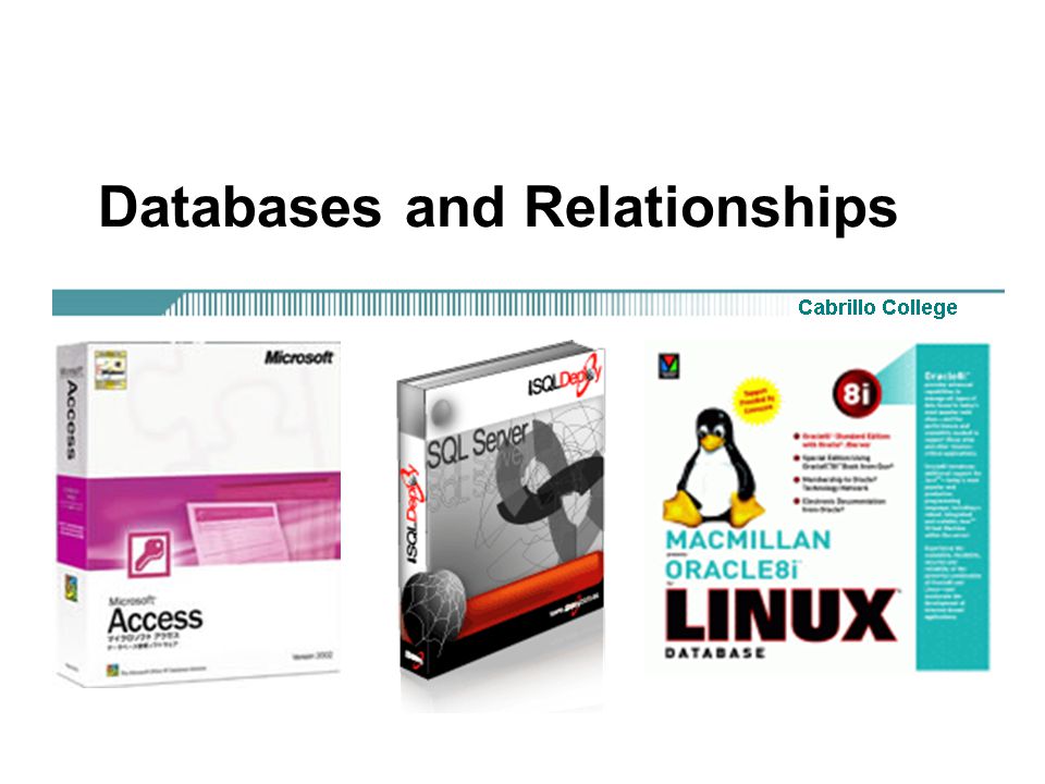 Databases and Relationships