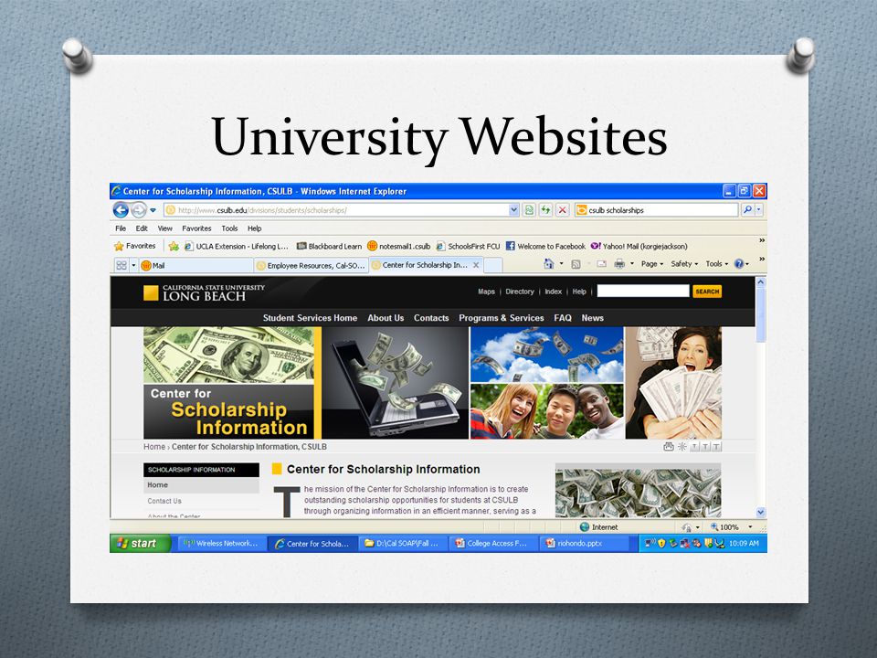 University Websites