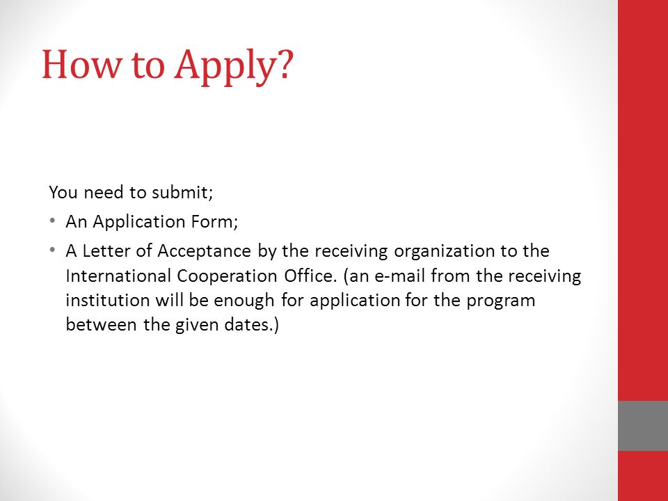 How to Apply.