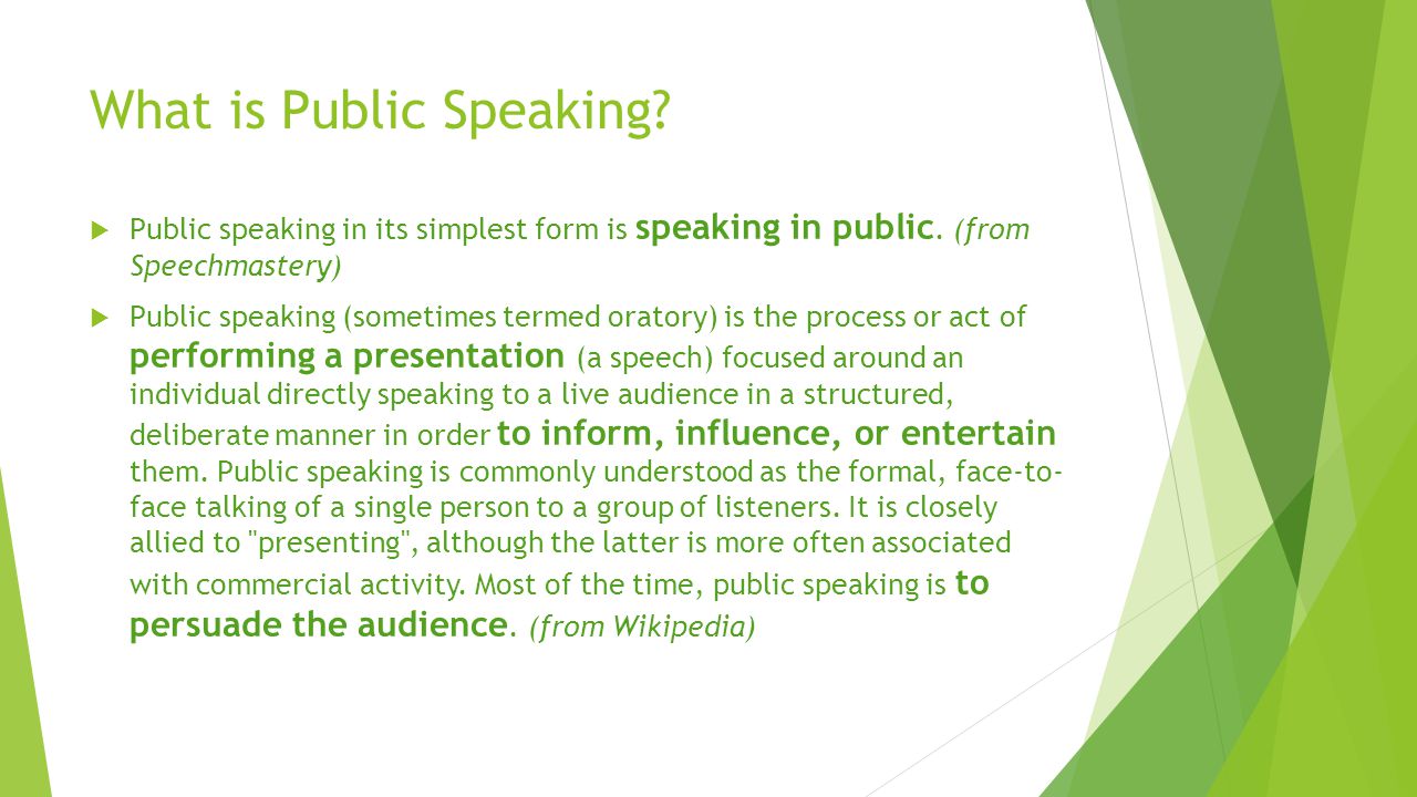 public speaking midterm Public speaking midterm total cards 39 subject other level undergraduate 3 public speaking is more formal and structured and mode of delivery is different. public speaking midterm Public speaking midterm total cards 39 subject other level undergraduate 3 public speaking is more formal and structured and mode of delivery is different.
