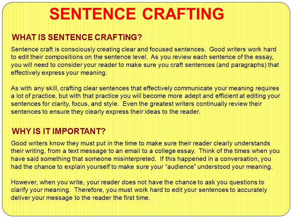 Importance Of Essay Writing