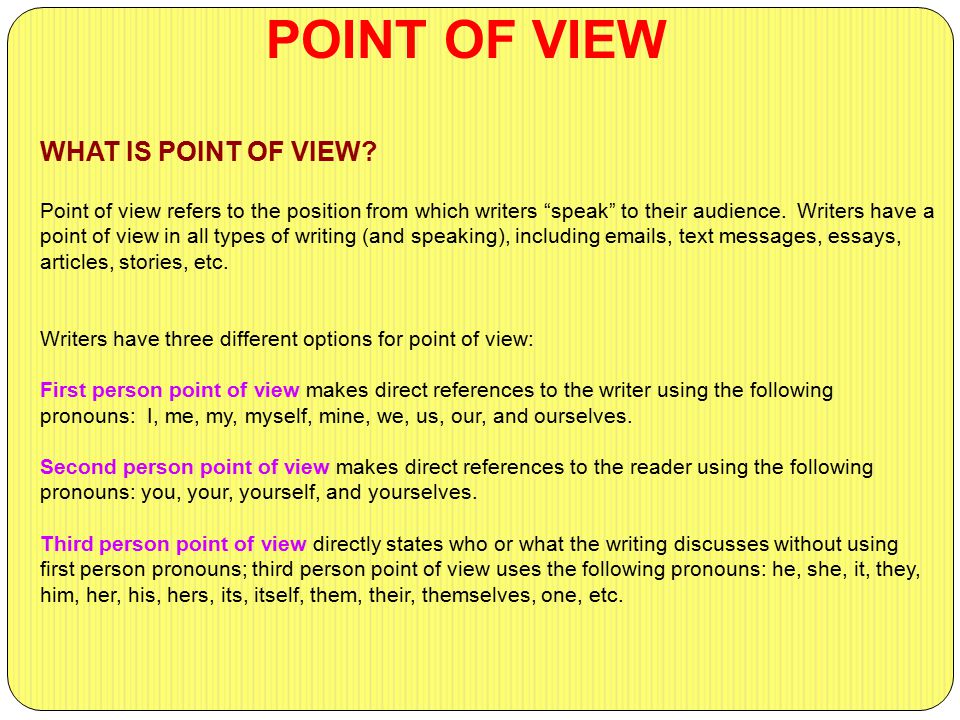 writing point of view essay writing point of view essay