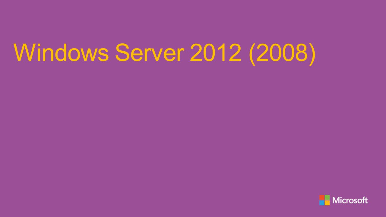 Windows Server 2012 (2008)