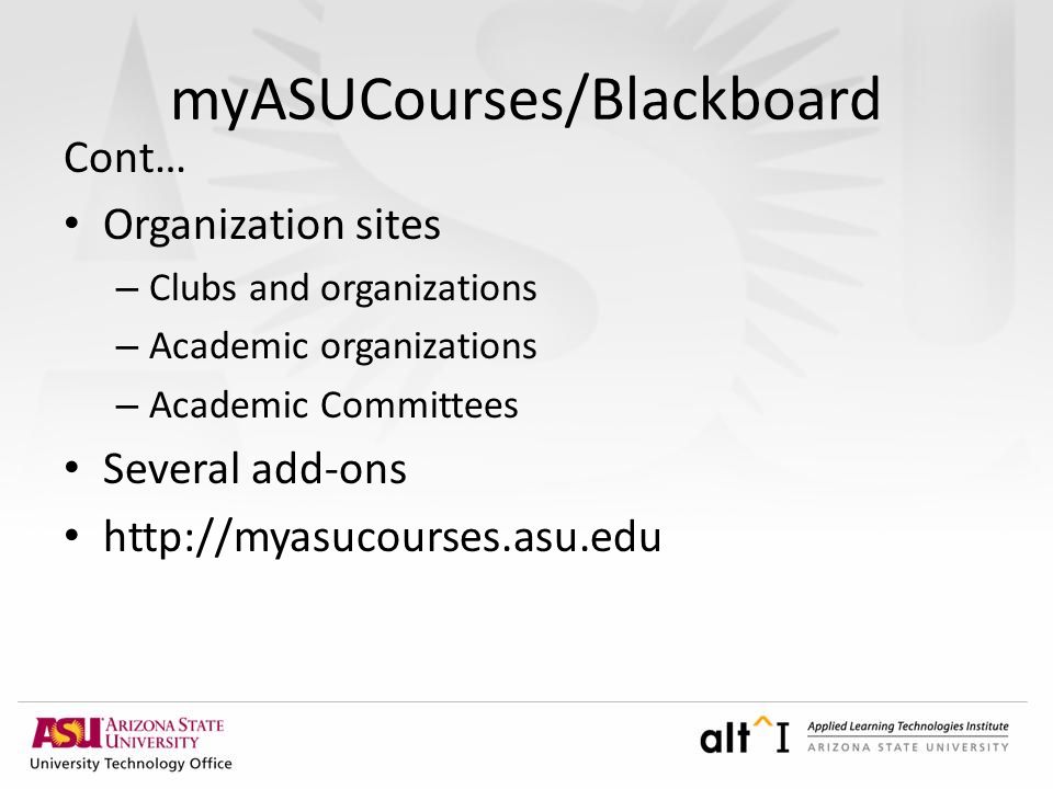 asu blackboard