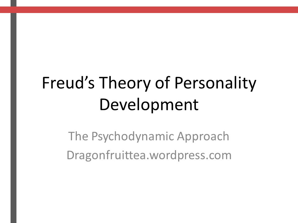 psychodynamic approach